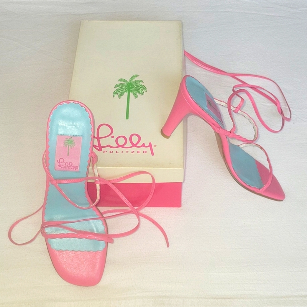 Womens Lilly Pulitzer Giada Heeled Sandals